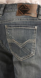 Rock & Roll Cowboy DBL Barrel Reflex Straight Leg Jeans w/Diagonal Seam #M0S9256