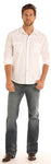 Rock & Roll Cowboy DBL Barrel Reflex Straight Leg Jeans w/Diagonal Seam #M0S9256