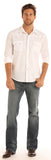 Rock & Roll Cowboy DBL Barrel Reflex Straight Leg Jeans w/Diagonal Seam #M0S9256