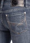 Rock and Roll Cowboy Pistol Straight Leg Jean #M1P3396
