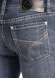 Rock and Roll Cowboy Pistol Straight Leg Jean #M1P3396
