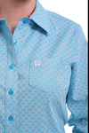 CINCH WOMEN'S Long Sleeve Print Button Up Shirt #MSW9164135