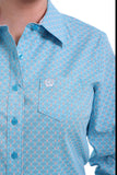 CINCH WOMEN'S Long Sleeve Print Button Up Shirt #MSW9164135