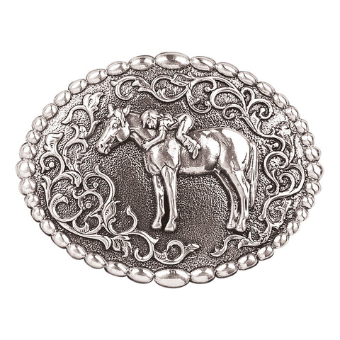 BUCKLE NOCONA YOUTH HORSE FIRST LOVE #37672