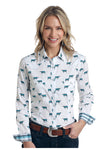 Rock N Roll Cowgirl El Torro Vintage Snap Shirt #R4S6397