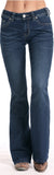 Rock & Roll Cowgirl Mid Rise Flare Leg Jean #W1F8710