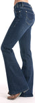 Rock & Roll Cowgirl Mid Rise Flare Leg Jean #W1F8710