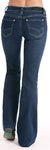 Rock & Roll Cowgirl Mid Rise Flare Leg Jean #W1F8710