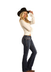 Rock & Roll Riding Boot cut Extra Stretch Jeans #W7-4134