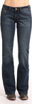 Rock & Roll Cowgirl Extra Stretch Riding Boot Cut Jeans #W7-6664