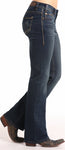 Rock & Roll Cowgirl Extra Stretch Riding Boot Cut Jeans #W7-6664
