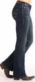 Rock & Roll Cowgirl Extra Stretch Riding Boot Cut Jeans #W7-6664