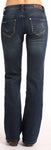 Rock & Roll Cowgirl Extra Stretch Riding Boot Cut Jeans #W7-6664