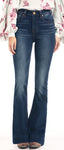 Rock & Roll Cowgirl High Rise Trouser Jean #W8H1019