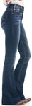 Rock & Roll Cowgirl High Rise Trouser Jean #W8H1019