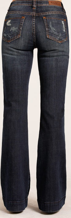 Rock & Roll Cowgirl High Rise Trouser Jean #W8H3406