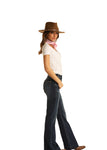 Rock & Roll Cowgirl High Rise Trouser Jean #W8H5292