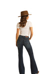 Rock & Roll Cowgirl High Rise Trouser Jean #W8H5292