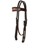 Circle Y Beaded Inlay Headstall #X0116-T001