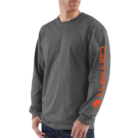 Carhartt LOOSE FIT HEAVYWEIGHT LONG-SLEEVE LOGO SLEEVE GRAPHIC T-SHIRT #K231