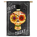 Flag Chalk Sugar Skull House #13S3501FB