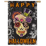 Flag Chalk Sugar Skull House #13S3501FB