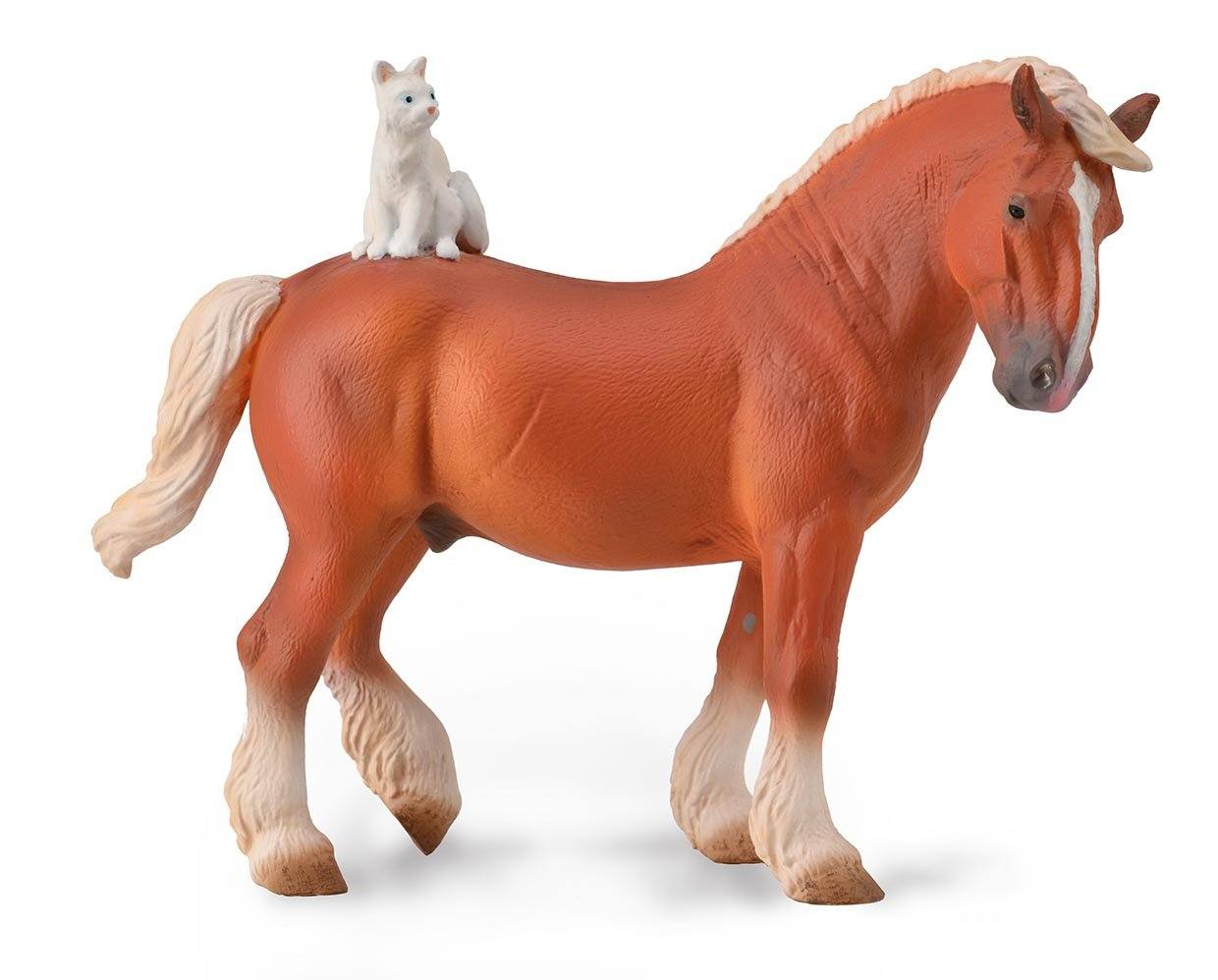 Breyer DRAFT HORSE WITH CAT #88916