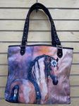 Large Tote Horse Print #MW1022-8112CF