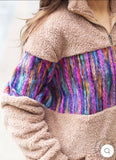 PULLOVER TRAVELERS TALE SHERPA WITH POCKET  #6607E