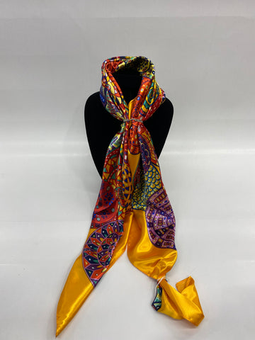 Wild Rag Silk Pavilion Print #WR