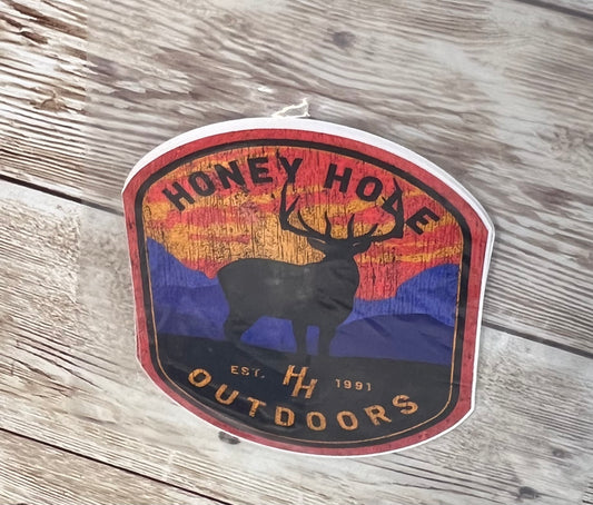 Honey Hole Sticker Deer West #DCL-DW