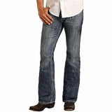 Rock and Roll Cowboy Pistol Slim Bootcut Jeans #M0P2602