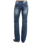 Rock and Roll Mid Rise Riding Jean Boot Cut #W7-7679