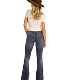 Rock and Roll High Rise Stretch Trouser Jeans #W8-4136