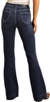 Rock and Roll High Rise Stretch Trouser Jeans #W8-7685