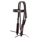 Circle Y SOUTHWESTERN BEADED BROWBAND HEADSTALL #X0216-T001