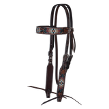 Circle Y SOUTHWESTERN BEADED BROWBAND HEADSTALL #X0216-T001